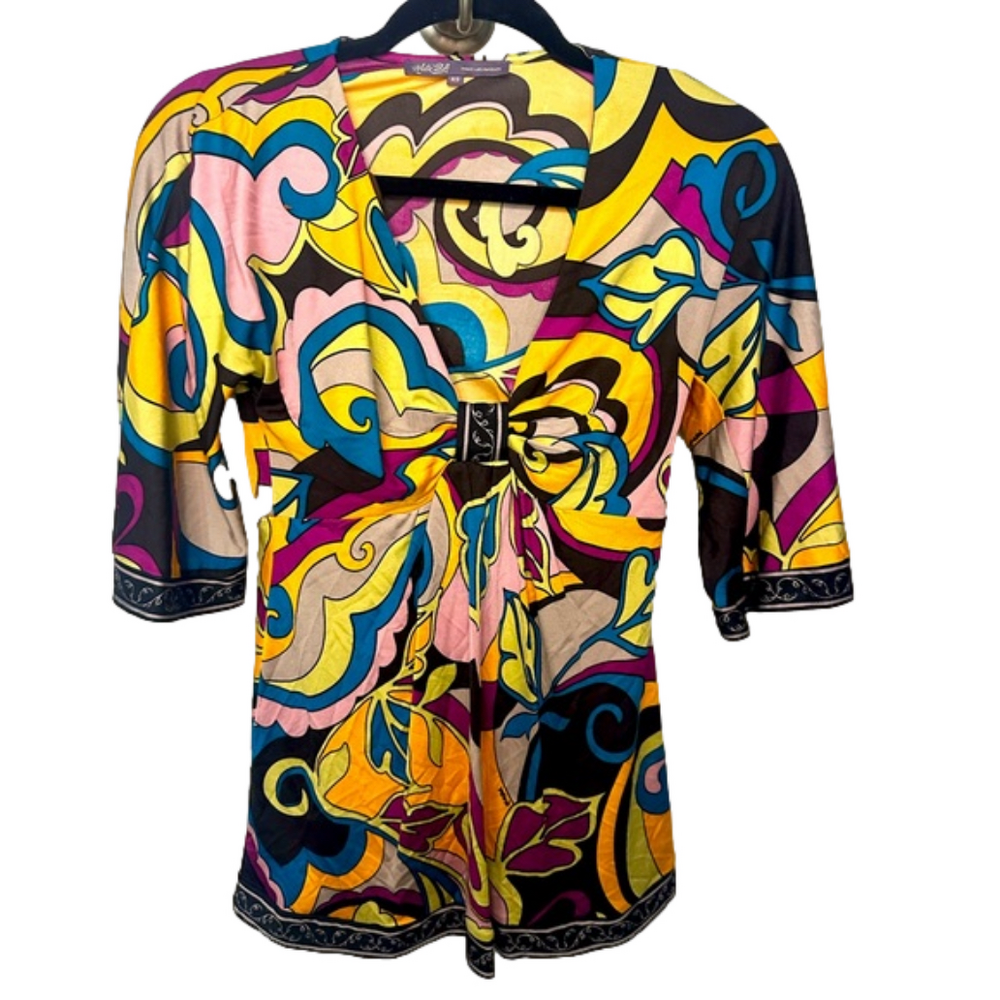 Hale Bob Multi color ladies top xs